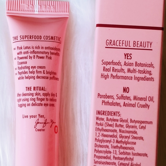 NEW FULL SIZE Yensa Pink Lotus Peptide Renewal Eye Cream - Picture 8 of 16